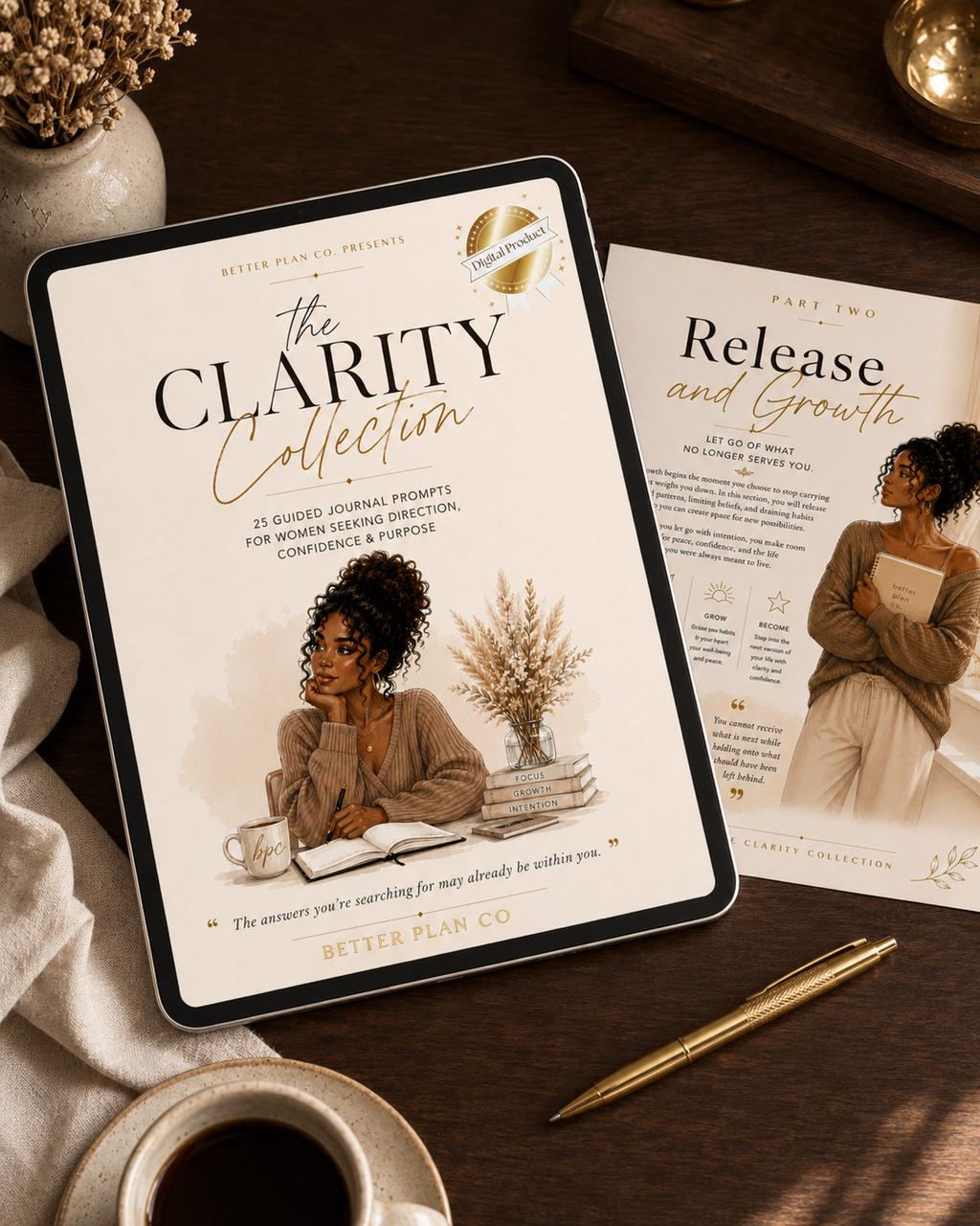 The Clarity Collection | Guided Journal Prompts for Self-Reflection