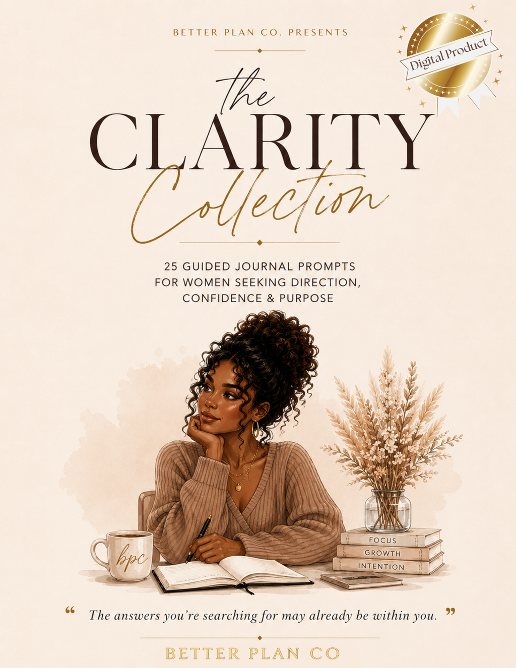 The Clarity Collection | Guided Journal Prompts for Self-Reflection